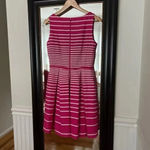 Taylor | Dresses | Taylor Cotton Jacquard Fit Flare Dress | Poshmark Size 6 Pink Photo 3