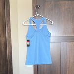 Nike Women’s Dri Fit Slim Fit Training Racerback Tank Baby Blue Size Large NWT Photo 1