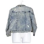 Torrid  Distressed Denim‎ Trucker Jacket size 2 Photo 8