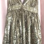 DO+BE Gold Sparkle Informal Dress Photo 0