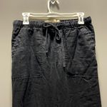 Bella Dahl Black 100% Linen Pants Photo 3