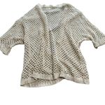 Mine women's S/M fishnet knit tan cardigan Size undefined Photo 1