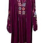 Johnny Was Nikkola heavily embroidered velvet shift dress NWT (oversized) Photo 2