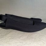 Anne Klein Black Pointed Toe Slingback Flats Photo 3