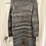 prAna  Women Sweater Cardigan Maxi Long Duster Grays Purples Oversized size Small Photo 3