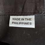 Vintage Indeed Black Beaded Straw Boho Oversized Basket Bag Made in Philippines Tan Photo 8