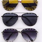 Black Studded Sunglasses Photo 0