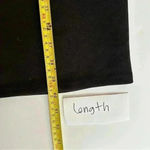 Iris Midi Dress Semi Sheer Stripe Panel Long Sleeve Stretchy Black Large Formal Photo 6