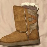 NWT boot cuffs leg warmers tan with ecru lace trim Photo 2