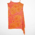 Magaschoni NEW  100% Silk Floral Printed Sleeveless Tunic,‎ Red, M Photo 3