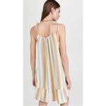 Madewell Lightestspun Tie-Strap Ruffle-Hem Cover-Up Dress in Rainbow Stripe Photo 1