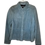 Saguaro Blue Suede Shirt‎ Jacket Blue Size XL Photo 0