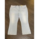 NYDJ Slim Boot Cut Cool Embrace Light Wash Raw Hem Jean High Rise Plus Size 24W Photo 6