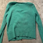 H&M  Cardigan Womens XXL 2X  Ribbed Kelly Green Knit Sweater Vneck Stretch Button Photo 2