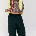 Free People  Movement Gettin Lost Packable Pants Quilted Jogger Black Puffer Sm Photo 0