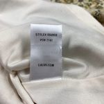 Lulus Dandy Lion yellow & cream short-sleeve shift dress size S Photo 5