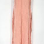 Ophelia Roe Peach Ribbed Tank Maxi Dress Women's Size Large Photo 1