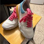 Alexander McQueen McQueen Court Colorblock Leather Sneakers size 9 Photo 7