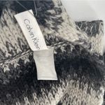 Calvin Klein  Scarf Infinity Loop Knit Yarn Winter Fall One Size Gray Black NWT Photo 10