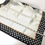 Echo Vintage Silk Polka Dot Chain Print Scarf Square Photo 4