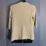 Investments Petites gold open front knit cardigan Photo 7