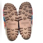 Chelsea and Violet  Embroidered Platform Cleo Clogs Colorful Floral Slides Size 8M Photo 5