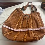 Isabella Fiore Tan Leather Shoulder Bag Brown Photo 6