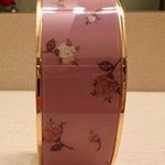 Coach Rose Bouquet Print Bangle Gold Plated/ Blossom Coated MSRP:$148 Photo 1