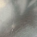 Lucky Brand  Silver Tone Black Rhinestone Pendant Necklace- EUC Photo 0