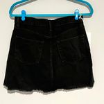 frame denim NWT Black Mini Jean Skirt Photo 6