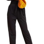 Anthropologie Sutton Ponte Jumpsuit V-Neck Cropped Length Black Size XLarge Photo 0