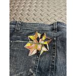 Akademiks Vintage Akdmks‎ Jeans Women's 31 Embroidered Pocket Denim Bootcut Flare Y2K Photo 3