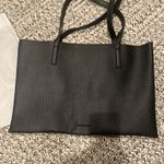 Vince Camuto NEW Luck Vegan Leather Tote Black & Gray Pebbled Bag Luxury Bag Photo 0