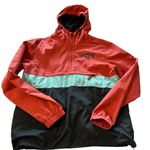 Billabong  women's oversized size small half zip windbreaker Photo 0