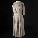 R&K ORIGINALS Vintage Short Sleeve Fit and Flare Brown and White Gingham Dress S Photo 6