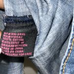 Dollhouse  Blue Button Down Denim Shirt(Size Small) Photo 4