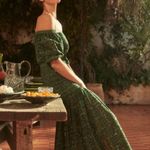 Veronica Beard Off the Shoulder Cali Eyelet Dress Photo 1