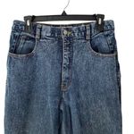 Jordache  Vintage Stonewashed Acid High Waist Mom Tapered Leg Stretch Jeans 30 Photo 3