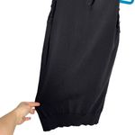 Adiva Black Lace Mock Neck Sheer Yoke Knit Sleeveless Blouse Size M Photo 11