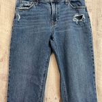 Old Navy  Boyfriend Mid Rise Women's Size 0 EUC Casual Distressed Ripped Jeans Photo 1