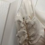 ZARA  Satin Draped Ruffle Hem Dress NWOT Photo 2