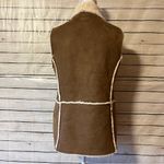 Jones New York  Brown and Cream Faux Fur Vest Photo 4