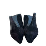 Stuart Weitzman  Black Suede Point Toe Heel Booties Sz 10 Photo 5