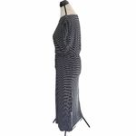 Maurice's 24/7 Womens Dress Sz Small Stripe Midi Short Sleeve Preppy Minimalist Photo 3