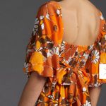 Faithfull the Brand Faithful The‎ Brand Isola Midi Dress in Orange Sz S Photo 2