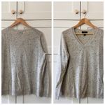 Charter Club  Luxury Cashmere Speckle Knit V-Neck Sweater, sz. XL Photo 3