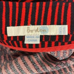 Boden Red Navy Shift Jersey Dress Womens Size 8 Long 3/4 length Sleeve Photo 3