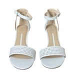 New Directions Emily Perforated Dress Heels Size 8 White Photo 0