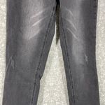 BP Nordstrom Women's Black High Rise Straight Leg Crop Jeans - 28 - Distressed Photo 3