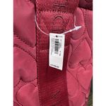 Victoria's Secret  QUILTED Red HEART Puffer TOTE Zip Shoulder Bag NEW $59.95 Photo 8